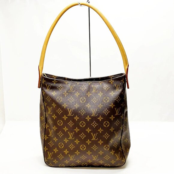 Louis Vuitton LV Shoulder Bag Looping GM Brown Monogram 500-052725